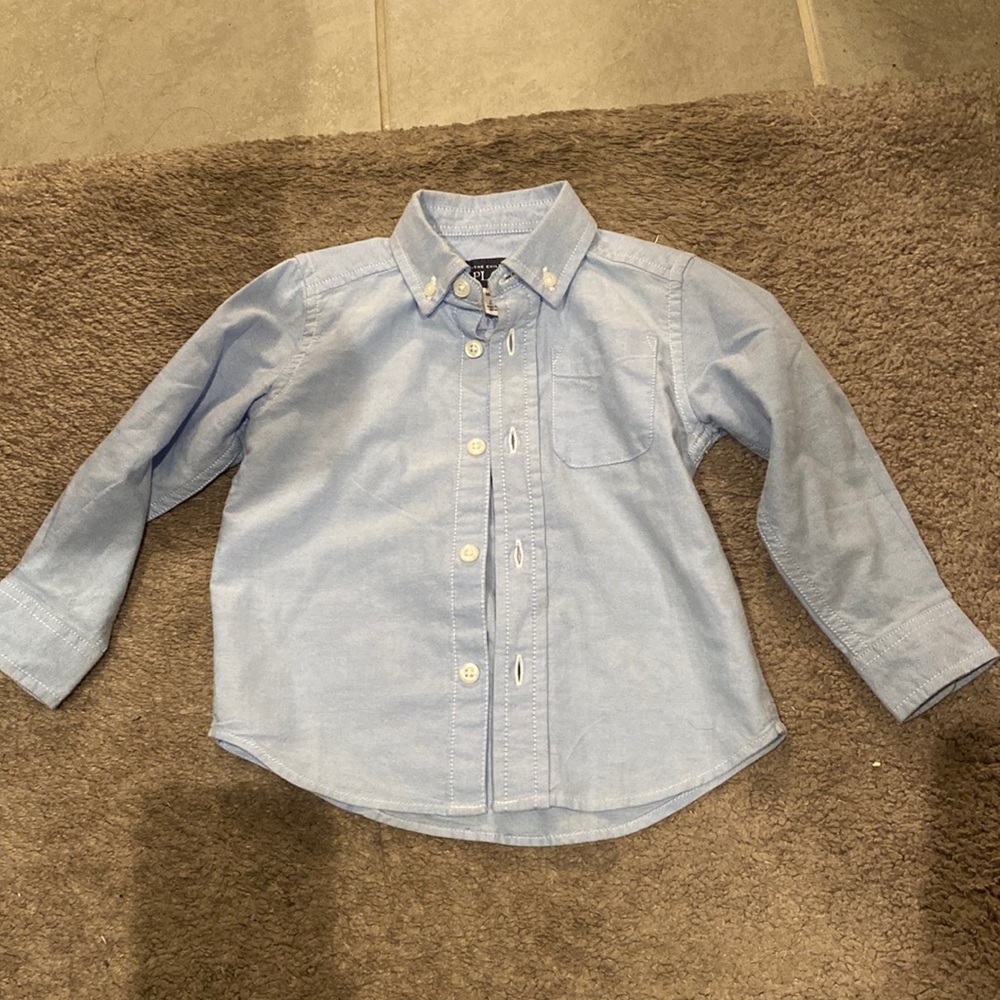 Baby boys button up top